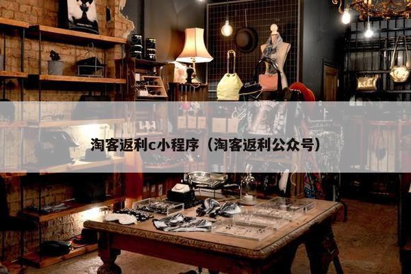 淘客返利c小程序（淘客返利公众号）