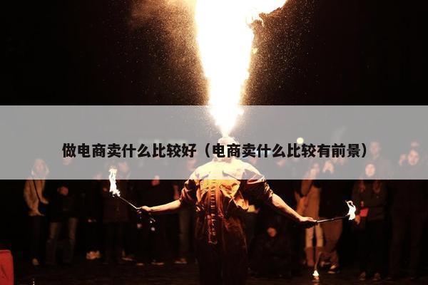 做电商卖什么比较好（电商卖什么比较有前景）