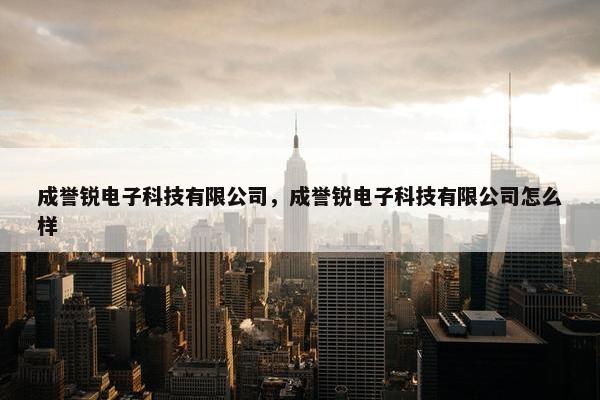 成誉锐电子科技有限公司，成誉锐电子科技有限公司怎么样