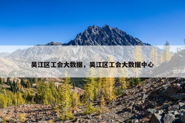 吴江区工会大数据，吴江区工会大数据中心