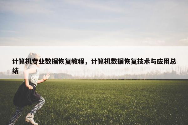 计算机专业数据恢复教程，计算机数据恢复技术与应用总结
