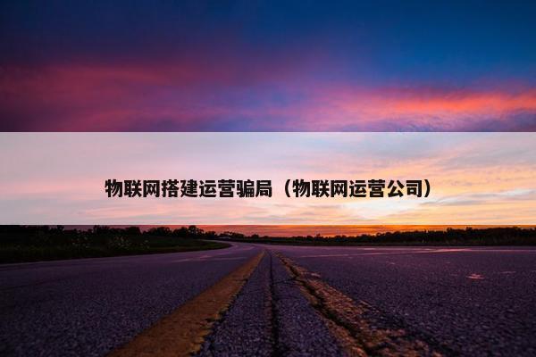 物联网搭建运营骗局（物联网运营公司）