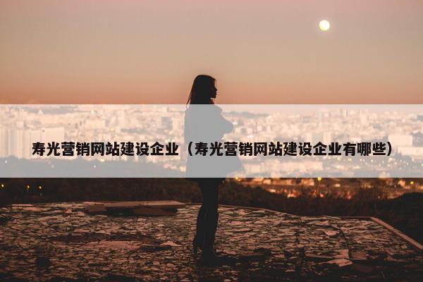 寿光营销网站建设企业（寿光营销网站建设企业有哪些）