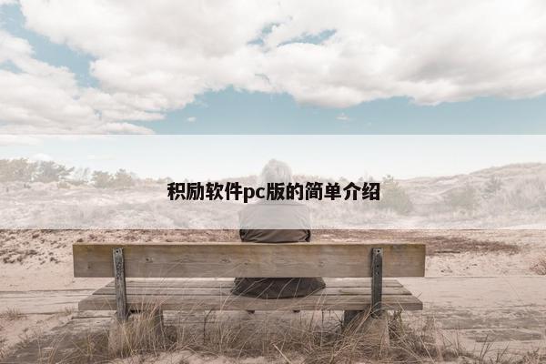 积励软件pc版的简单介绍