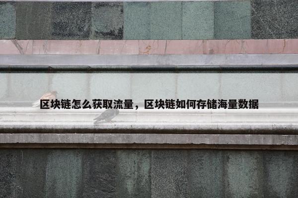 区块链怎么获取流量，区块链如何存储海量数据