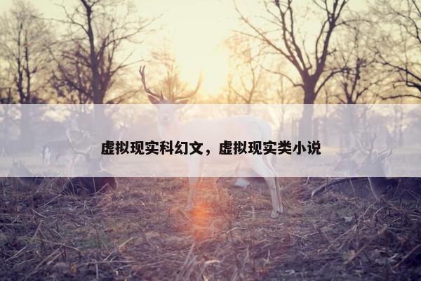 虚拟现实科幻文，虚拟现实类小说