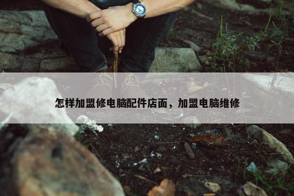 怎样加盟修电脑配件店面，加盟电脑维修