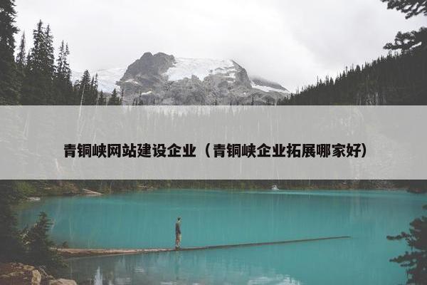 青铜峡网站建设企业（青铜峡企业拓展哪家好）