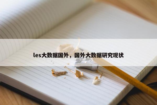 les大数据国外，国外大数据研究现状