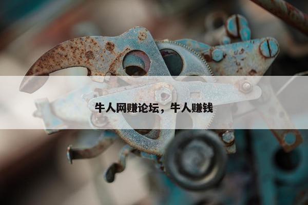 牛人网赚论坛，牛人赚钱