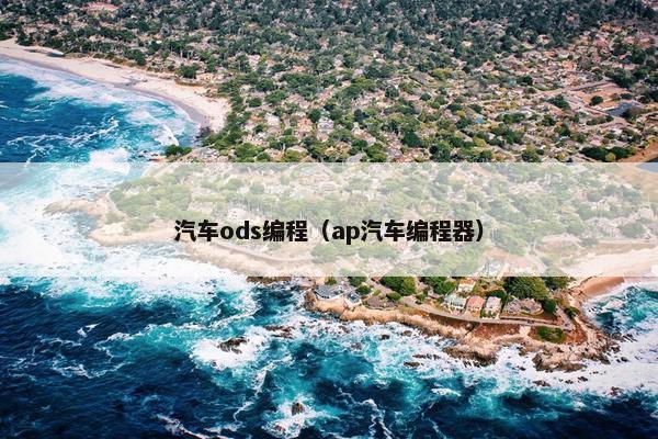 汽车ods编程（ap汽车编程器）