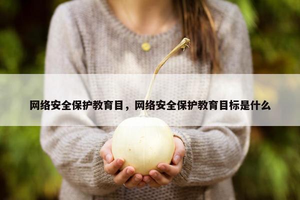 网络安全保护教育目，网络安全保护教育目标是什么