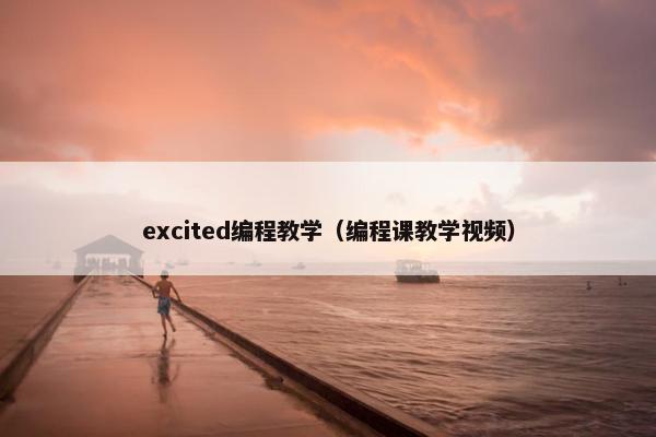 excited编程教学（编程课教学视频）