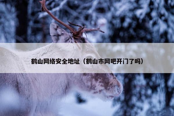 鹤山网络安全地址（鹤山市网吧开门了吗）