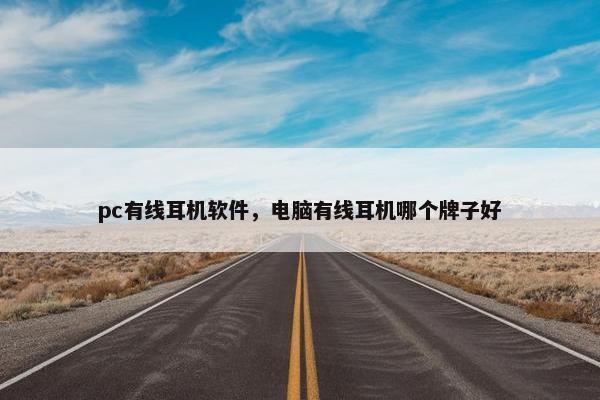 pc有线耳机软件，电脑有线耳机哪个牌子好
