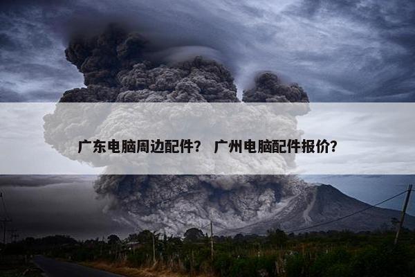广东电脑周边配件？ 广州电脑配件报价？