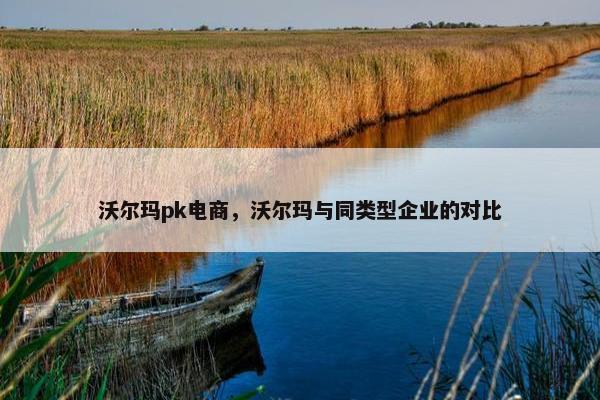 沃尔玛pk电商，沃尔玛与同类型企业的对比