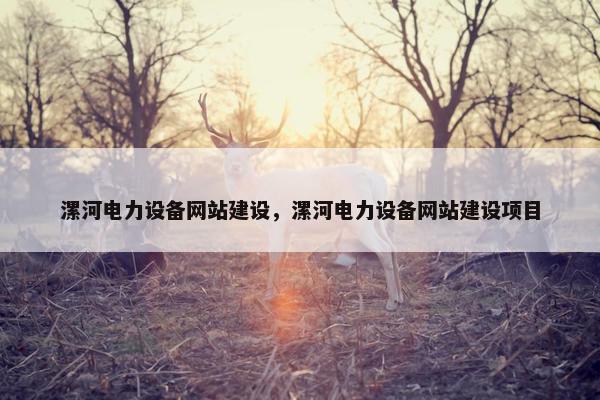 漯河电力设备网站建设，漯河电力设备网站建设项目