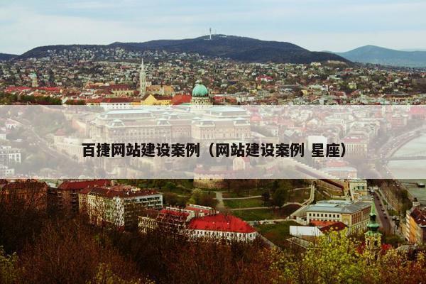 百捷网站建设案例（网站建设案例 星座）