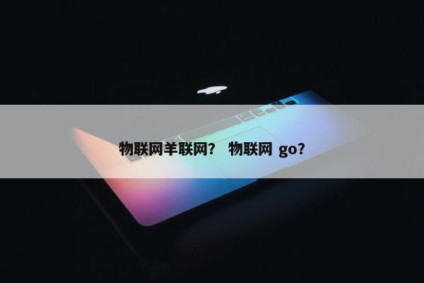 物联网羊联网？ 物联网 go？