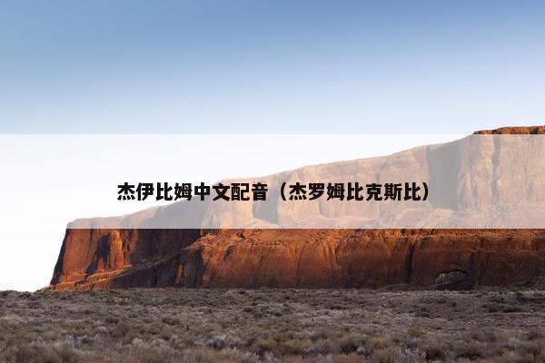 杰伊比姆中文配音（杰罗姆比克斯比）