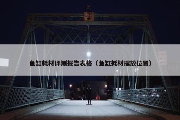 鱼缸耗材评测报告表格（鱼缸耗材摆放位置）