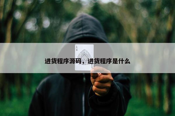 进货程序源码，进货程序是什么