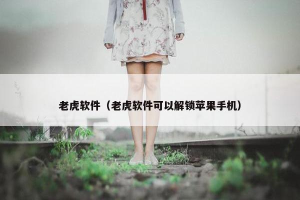 老虎软件（老虎软件可以解锁苹果手机）