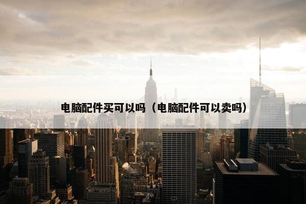 电脑配件买可以吗（电脑配件可以卖吗）