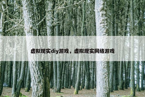 虚拟现实diy游戏，虚拟现实网络游戏