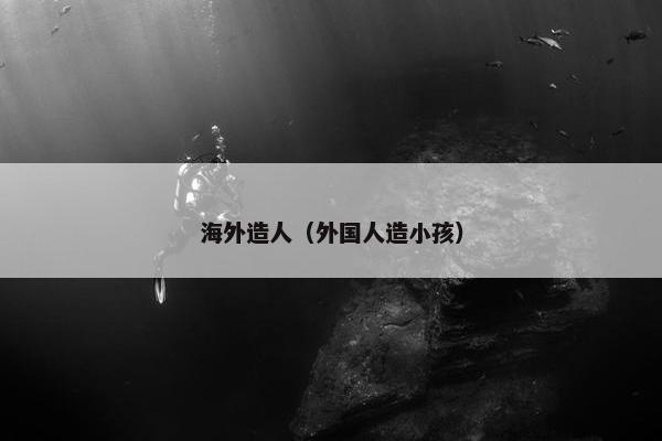 海外造人（外国人造小孩）