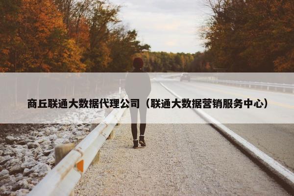 商丘联通大数据代理公司（联通大数据营销服务中心）