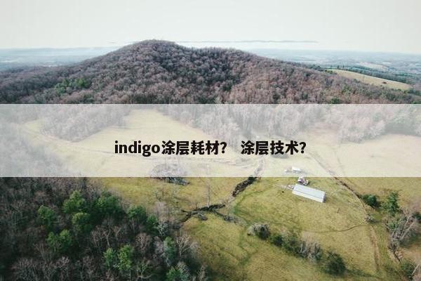 indigo涂层耗材？ 涂层技术？
