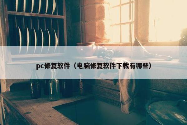 pc修复软件（电脑修复软件下载有哪些）