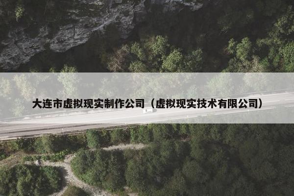 大连市虚拟现实制作公司（虚拟现实技术有限公司）