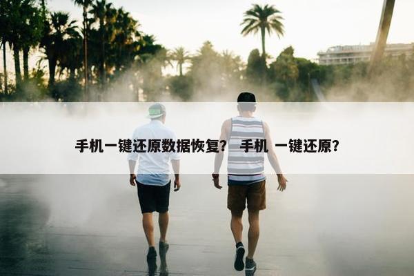 手机一键还原数据恢复？ 手机 一键还原？