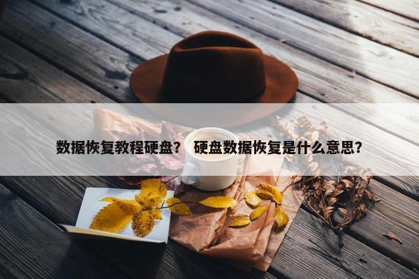 数据恢复教程硬盘？ 硬盘数据恢复是什么意思？