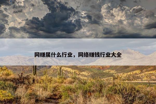 网赚属什么行业，网络赚钱行业大全