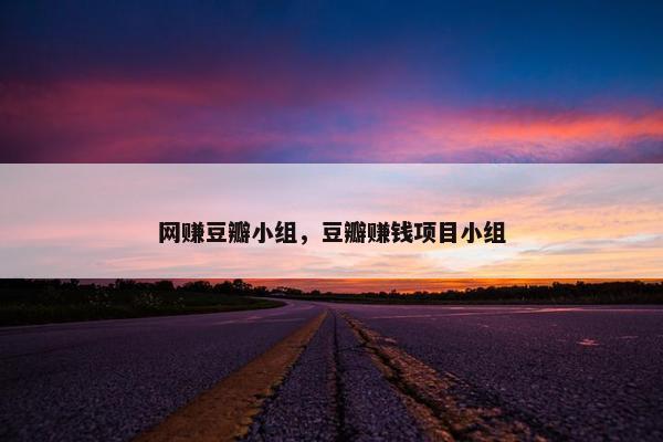 网赚豆瓣小组，豆瓣赚钱项目小组