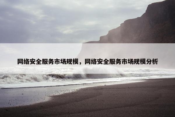 网络安全服务市场规模，网络安全服务市场规模分析