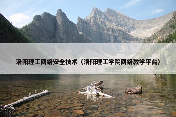 洛阳理工网络安全技术（洛阳理工学院网络教学平台）