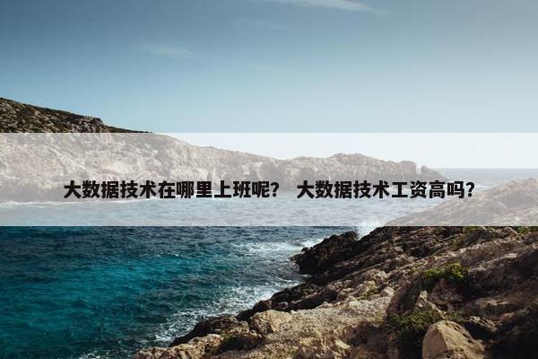 大数据技术在哪里上班呢？ 大数据技术工资高吗？