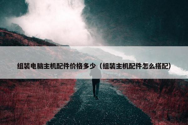 组装电脑主机配件价格多少（组装主机配件怎么搭配）