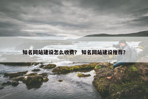 知名网站建设怎么收费？ 知名网站建设推荐？