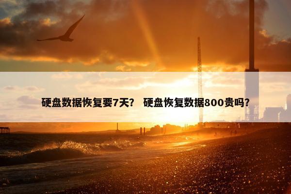 硬盘数据恢复要7天？ 硬盘恢复数据800贵吗？