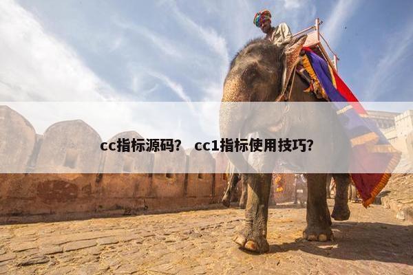 cc指标源码？ cc1指标使用技巧？