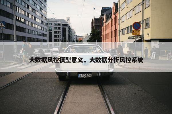 大数据风控模型意义，大数据分析风控系统