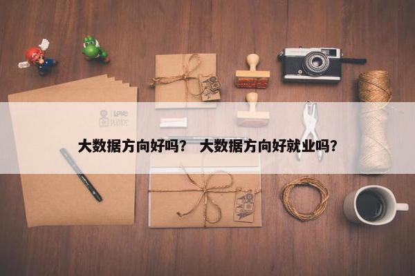 大数据方向好吗？ 大数据方向好就业吗？