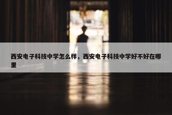 西安电子科技中学怎么样，西安电子科技中学好不好在哪里