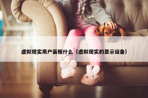 虚拟现实用户面板什么（虚拟现实的显示设备）